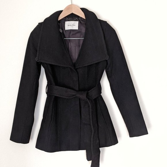 NWOT Aritzia Babaton Spencer Wool Coat - Picture 7 of 9